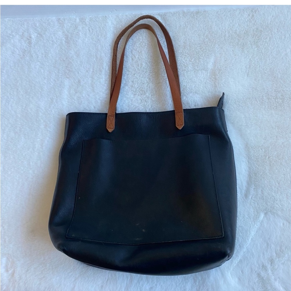 Madewell Transport Zip Top Medium Tote Bag